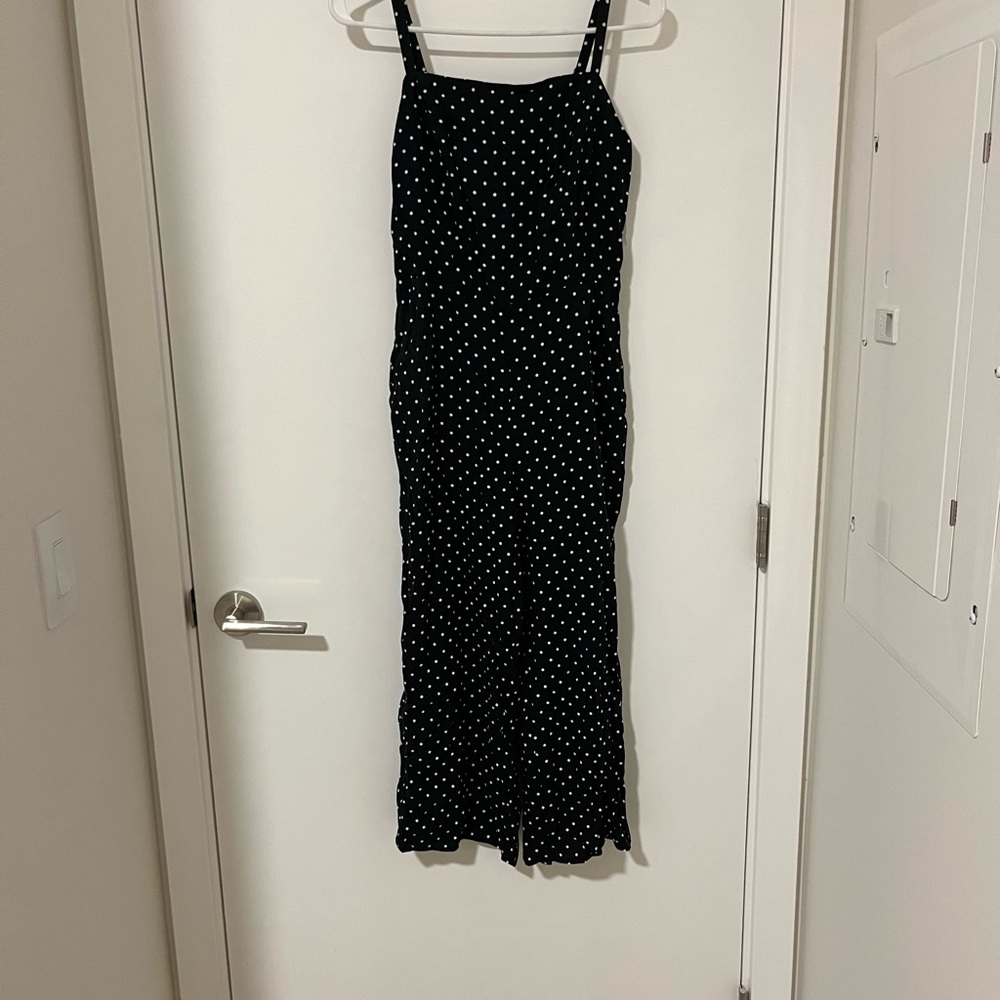 Black Polka Dot Jumpsuit